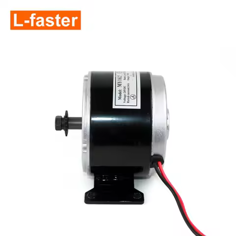 24V 250W 350W High Speed Brush Motor MY1016 Chain Drive 25H Sprocket HTD-5M Pulley For Electric Smal