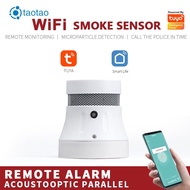 ✅ Tuya WiFi Smart Smoke Detector Sensor Security Alarm System Smart life/tuya App Smoke Alarm Fire P