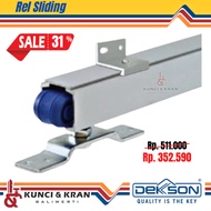 Dekkson sliding rail SR 8701 D3 1.8 meters aluminum sliding door rail smooth sliding Track 45kg