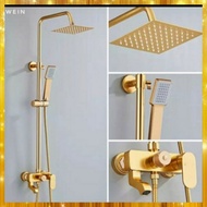 Shower Tiang Gold Shower Column 3 Way Gold Emas Model Toto Grohe