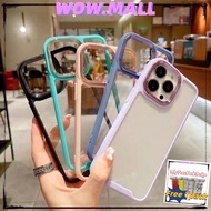 🔥WOW.MALL🔥8579 OPPO Reno 8 10 Pro 8T A18 A38 A79 A98 Macaron Clear Case