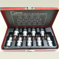 LIPRO TORX L-SOCKET WRENCH SET 1/ 2" (9PC)(3411TT) STAR L-SOCKET WRENCH