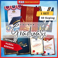[BUNDLE/BORONG] GRADUATION CERTIFICATE FOLDER/FOLDER SIJIL/SIJIL HOLDER/ SIJIL UNTUK ACARA PENGANUGE