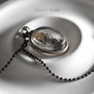 GLOWSTONE黑銀鈦設計吊墜