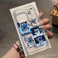 For Iphone 手机壳 11 12 13 14 15 16PRO MAX 11Pro 13Pro 11 12 13 14 15 16Plus Cute cartoon Stitch transp