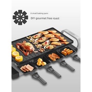 利仁電烤盤電烤爐家用燒烤肉盤燒烤爐烤串機多功能烤魚鍋韓式煎鍋