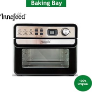 INNOFOOD Air Fryer Oven KT-CF22D 360 degrees rotating CF22D Function 12 Cooking Modes Penggoreng Udara Double Glass