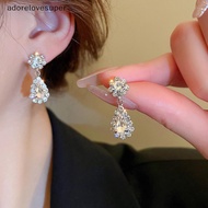 AD1MY Water Drop Crystal Rhinestone Jewelry Set, Wedding  Accessories Martijn