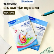 (An Nhien) Bag of 10 Thien Long NBC-005 student notebook covers (175 x 250 mm) - Clear, flexible PP 