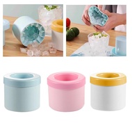 Creative Silicone Ice Cube Mold Homemade Diy Refrigerator Ice Round Bucket Ice Freeze Maker D1r5