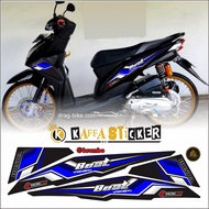 Striping Beat Fi 2013 2014 2015 Variasi Sticker Motor Stiker Skotlet Lis List Scotlite Body hitam bi