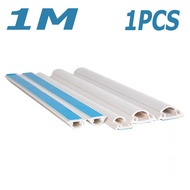 Cable trunking 1M PVC wall wire sleeve cable concealer cable hidden organizer flexible cord extensio