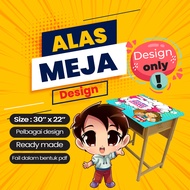 ALAS MEJA PELAPIK MEJA PELAJAR DESIGN ALAS MEJA MURID ALAS MEJA SEKOLAH