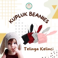 ANEKA - CUTE UNISEX BUNNY KNITTED BABY HAT BUNNY KNITTED BABY HAT