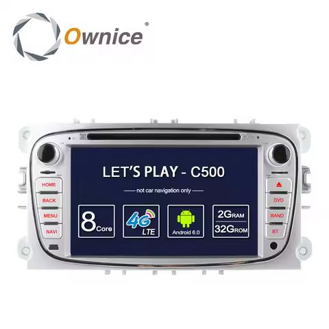 Ownice C500 Octa Core Android 6.0 2G RAM 4G LTE Car DVD Player for FORD Focus S-MAX Mondeo C-MAX Gal