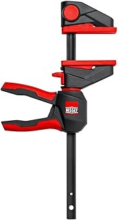 BESSEY EZ360M-15 Single-Handed Clamp with Rotating Handle, Span 150 mm, Projection 60 mm, Easy Overh