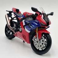 Makeda 1:12 Diecast Motorcycle Model Toy Honda CBR 1000RR-R Sport Bike Miniature Replica