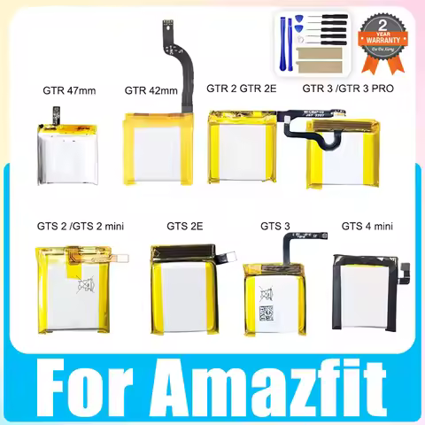 Replacement Battery For AMAZFIT GTS 2 3 4 Mini A2010 A1969 A2021 A2035 GTR 2 2E 3 Pro GTS3 A1918 A18