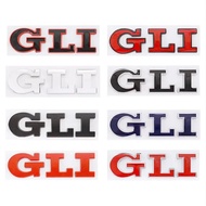 3D Metal Letters GLI Logo Rear Trunk Boot Emblem Badge Sticker For Volkswagen VW Jetta MK2 MK4 MK5 MK6 MK7 Car Accessories