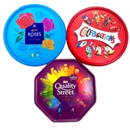 Chocolate Tub - Heroes/ Cadbury Roses/ Nestle Quality Street (Assorted Pack) Christmas Collection Ch