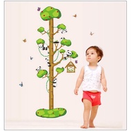 Kids Growth Height Chart Measure Wall Stickers - Panda