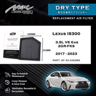 Lexus IS300 3.5L V6 Gas 2GR-FKS 2017-2023 33-2452MX Max Racing Exhaust Performance Drop-in Dry Type 