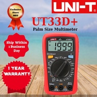 UNI-T UT33D+ UT33A+ UT33B+ UT33C+ Palm Size Multimeter