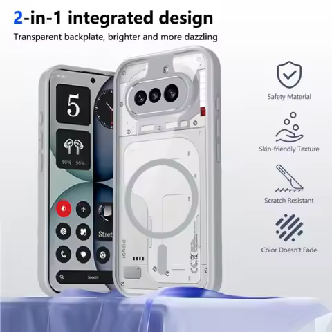 Luxury Armor Magnetic Case For Nothing Phone 4A Pro 3A Lite/Pro 3 2A Plus Nothing CMF Phone 1 2 Pro 