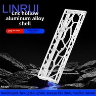 G Hollow Aluminum Shell Keyboard Shell Suitable for wooting60/ev63 Fully Changed Game Magnetic Axis 