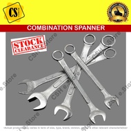 Combination Spanner Inch Size / Spanner / Wrench Alloy Steel Tool Size 5/8" 15/16" 1" 1 1/16" 1 1/8"