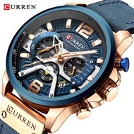 CURREN 8329 Casual Sport Watches for Men Luxury Leather Wrist Watch Man Clock Fashion Wristwatch