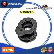 STIHL CHAIN SAW (MS180): MANIFOLD/ CARBURETOR MANIFOLD ADAPTER FOR CHAINSAW MS170 MS180 017 018 SPAR