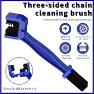 💙【Hot】Motorcycle Bicycle Chain Brush Cleaning Tool Berus Bike Chain Brush Washer Berus Rantai Motosi