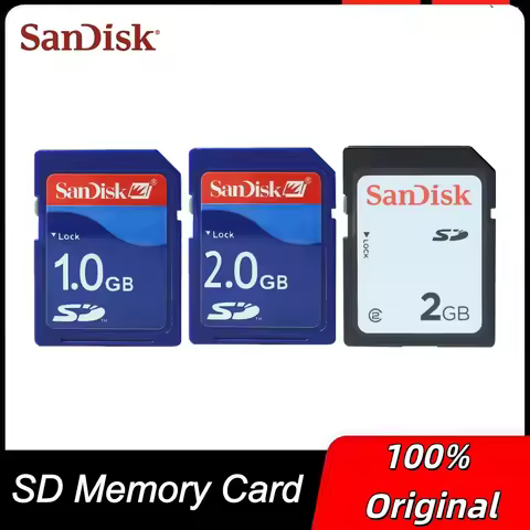Original Sandisk SD Card 1GB 2GB SD Card Camera Memory Card for Canon Panasonic CCD digital 3D print