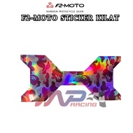 Sticker 'X' 58L F2 Moto Top Box ABS