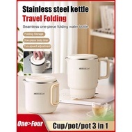 Portable Electric Kettle Folding Electric Kettle Travel Stainless Steel Kettle Portable Electric Ket