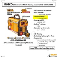 INGCO 200A MMA Inverter Welding Machine ING-MMA20069