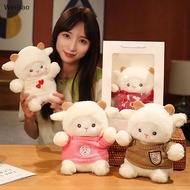 Weijiao% 23cm Cute Sheep Plush Doll Fluffy Stuffed Soft Animal Throw Valene's Day Birthday Gift With