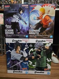 日版正品 萬代 火影忍者 Grandista 宇智波佐助&旗木卡卡西 景品Figure 手辦 ＆火影忍者 博​​人傳 VS系列 鳴人 佐助 景品手辦