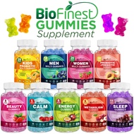 Biofinest Gummy Vitamin Supplement - Beauty Energy Sleep Metabolism Men Women Kids Probiotics Multivitamin (60 Gummies)