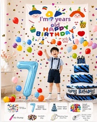 SHIFEITU | Childrens 3rd Birthday Decorative Backdrop Cloth Party Decoration