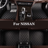 Fully Enclosed Abrasion-Resistant Car Floor Mat For NISSAN Armada Dualis Juke Frontier Fuga Leaf Mar