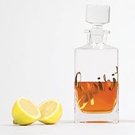 8 Oak Lane EC011SPT Spirits Glass Decanter, 25 oz, Gold