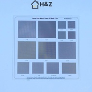 H&Z Hole Spacing 0.3/0.35/0.375/0.4/0.5/0.58/0.6/0.8/1.0mm Universal Green Oil Net UV Solder Mask BG