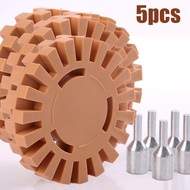 4" 100mm Rubber Eraser Wheel Pad Rubber Disk Decal Eraser Wheel Car Sticker Remover Paint Cleaner Ca