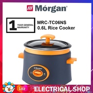 Morgan 0.6L Rice Cooker MRC-TC06NS / MRCTC06NS / Midea MGGP06B Rice Cooker MG-GP06B 0.6L (Glass Lid)