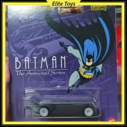Genuine Hot Wheels Premium Pop Culture Batman The Animated Series Batmobile Metal Collectible 1/64 D