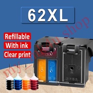 HP 62 ink HP62XL black HP 62 XL ink cartridge Compatible for hp 5540 5640 5546 5541 5542 5543 5544 5