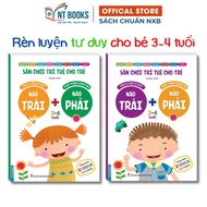 Book - Intellectual playground for children - Left brain + Right brain for 3 - 4 years old Book 1 + 