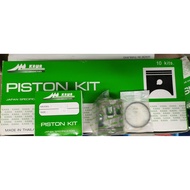 PISTON ENGIN SET-YAMAHA DT125-TT KAWA TAIWAN-SAIZ FROM 0.00-2.00